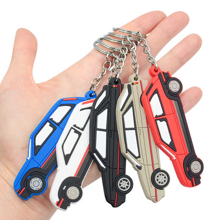 Manufacturer Soft Silicone Gift Logo Key Chains 2D 3D Cartoon Anime Personalized Key Chain Soft Rubber Pvc Custom Keychain