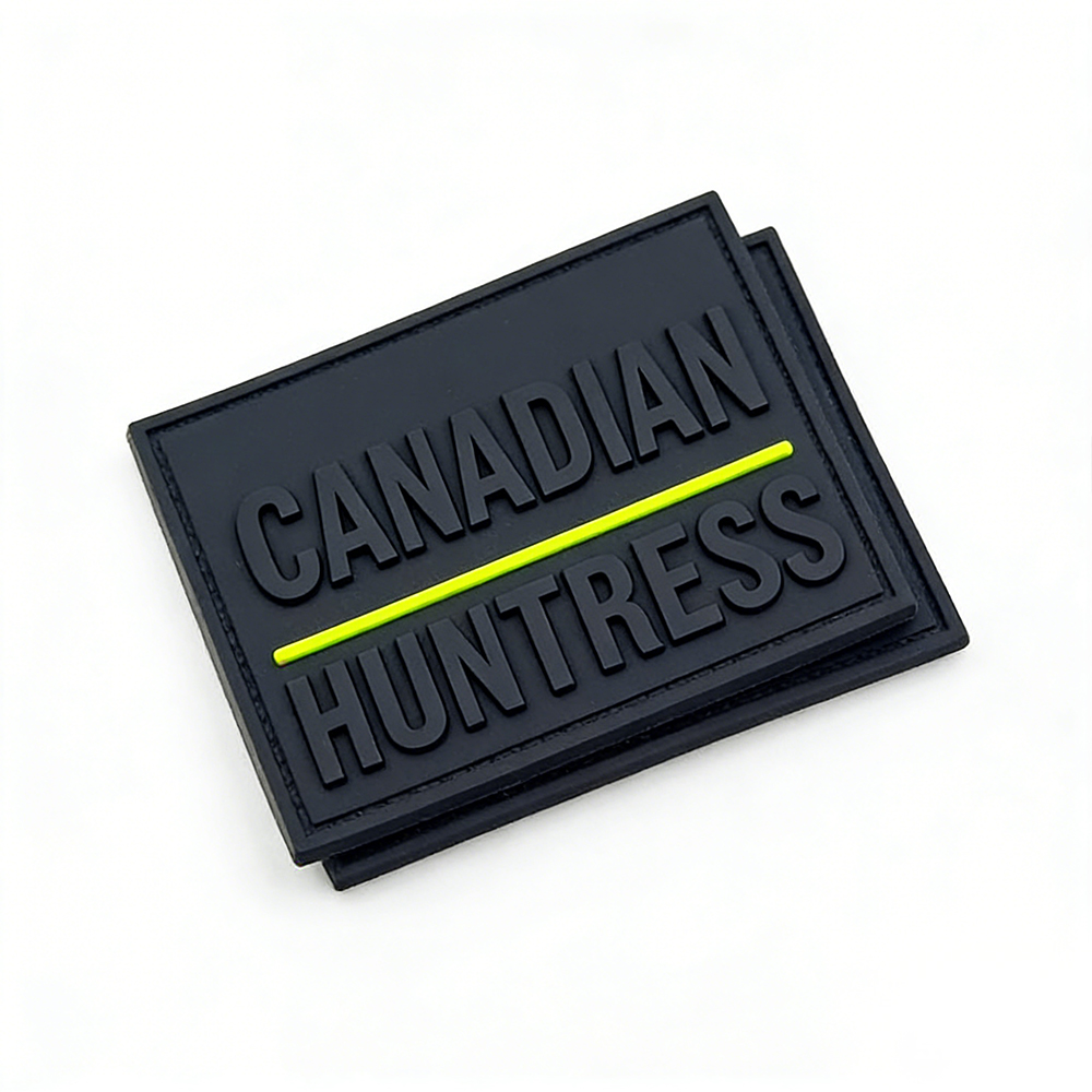 Perfect 3D Effect Solid Black PVC Rubber Patch for Pad,square Shape Company logo Silicone Rubber Label