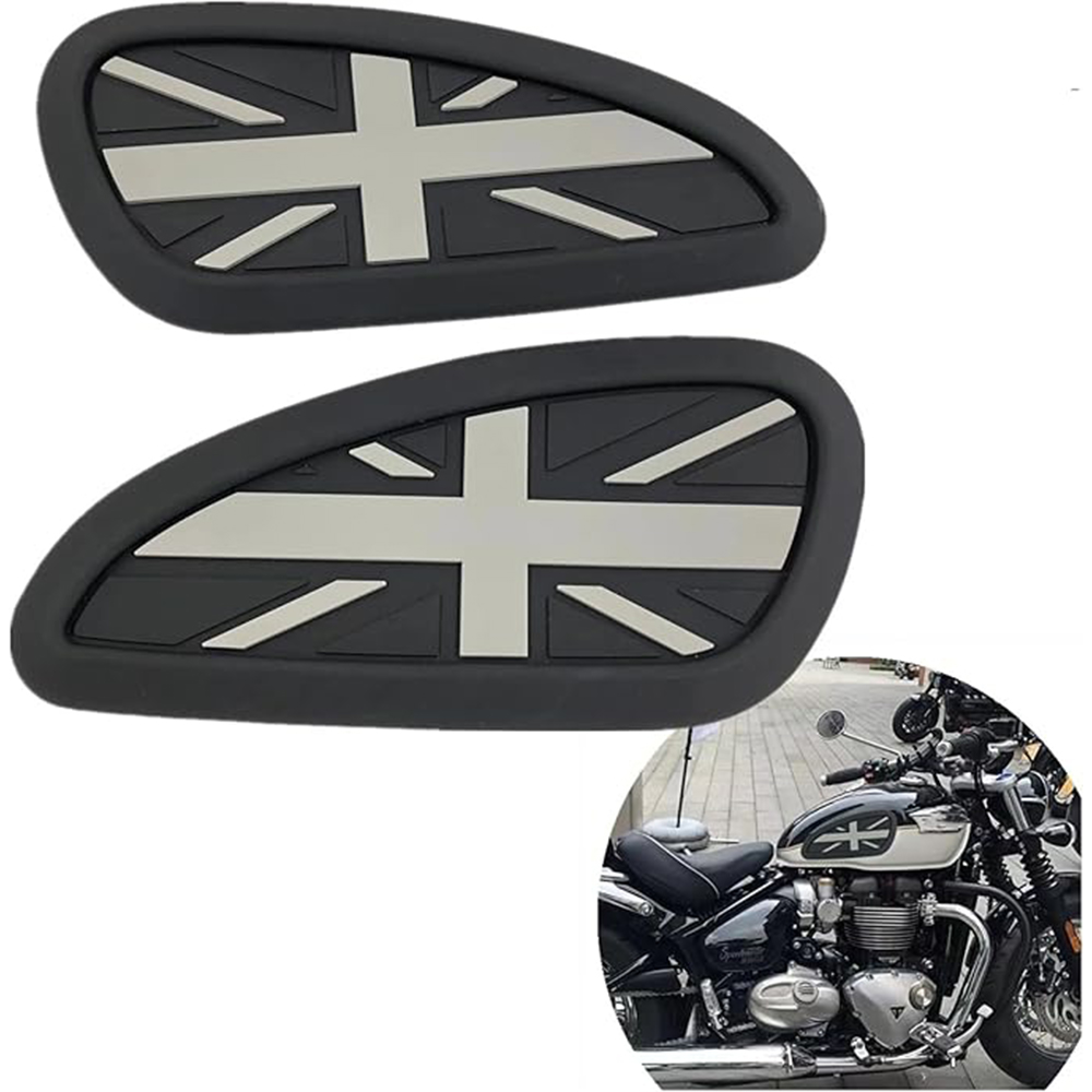 Custom PVC Rubber Motorcycle Tank Pad Protector Decal Knee Grip Tank Protector for Bike Branding Factory Manufacturer