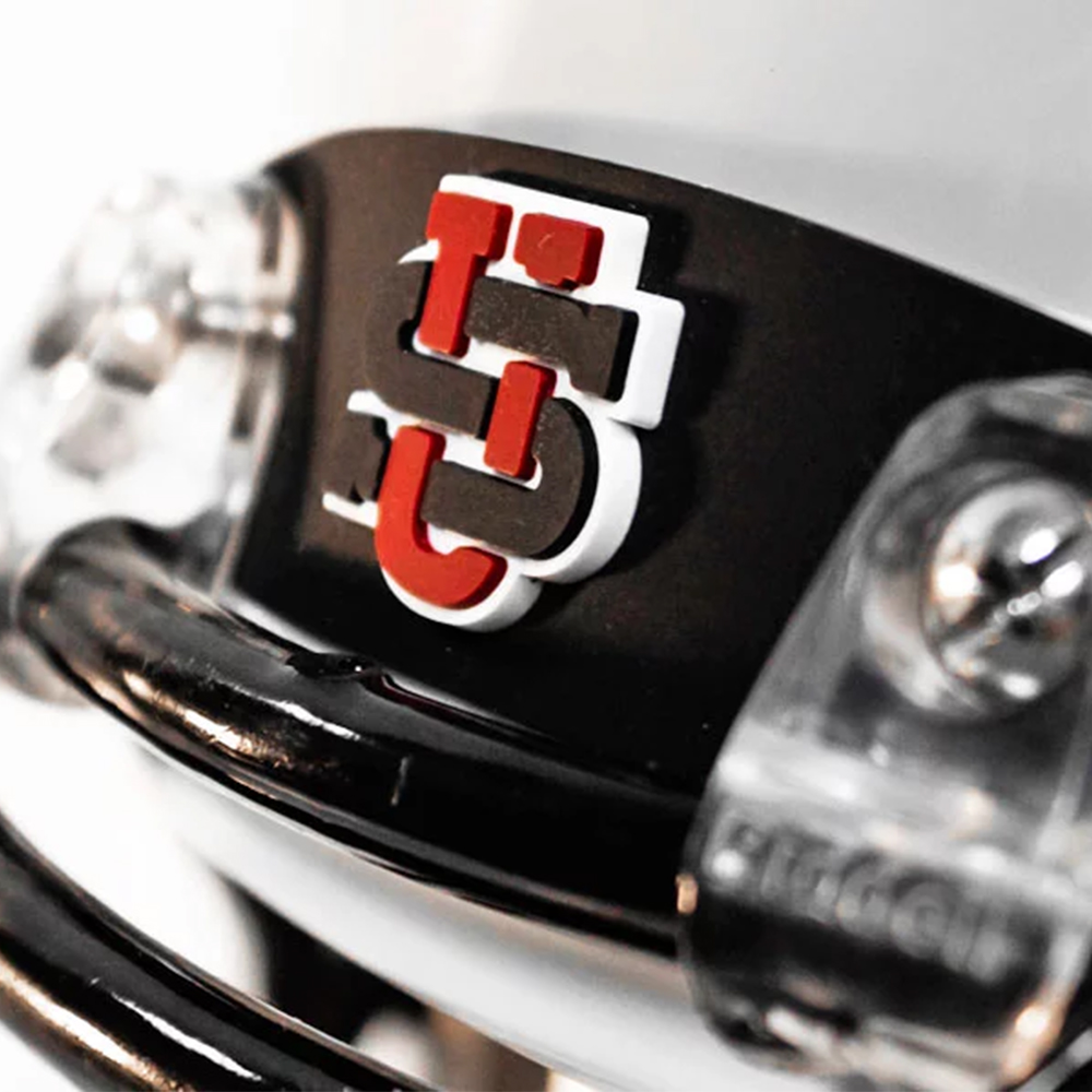 Custom PVC Football Helmet Bumper Strip Helmet Edge Protector Rubber Guard for American Football Helmets Factory Manufacturer