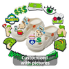 Fashion Super Cartoon Charm Shoes Accessories PVC Shoes Decoration Custom Wholesale Cute 3D Money Dollar Shoes Charm