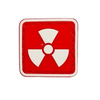 Cancel Pvc Anti Radiation Patch Mushroom Shape Cloud Nuclear Radiation 3D Rubber Patch Pvc Security Seal Tags for Bag Hat DIY
