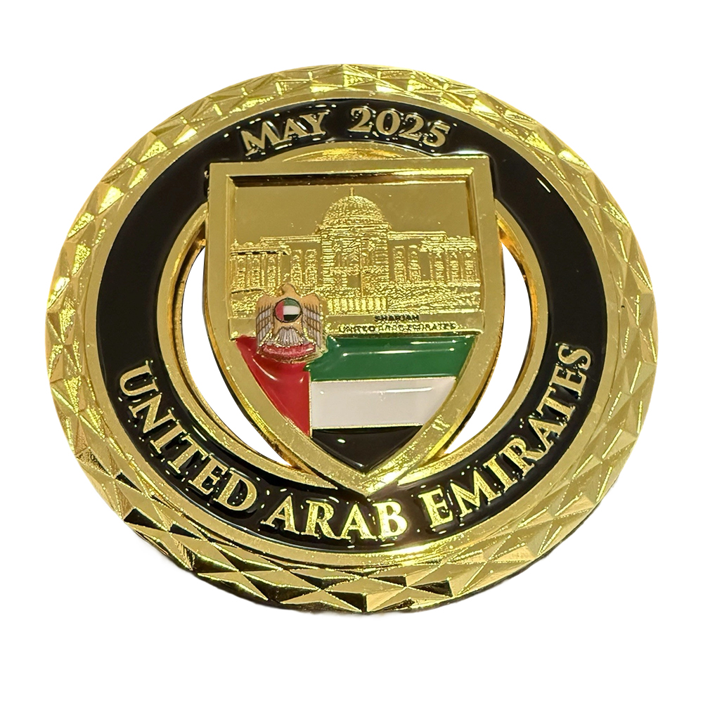 Customised Antique Cooper Plated Anniversary Coin Bulk Custom Saudi Arabic University Large Metal Souvenir Challenge Medal Coin