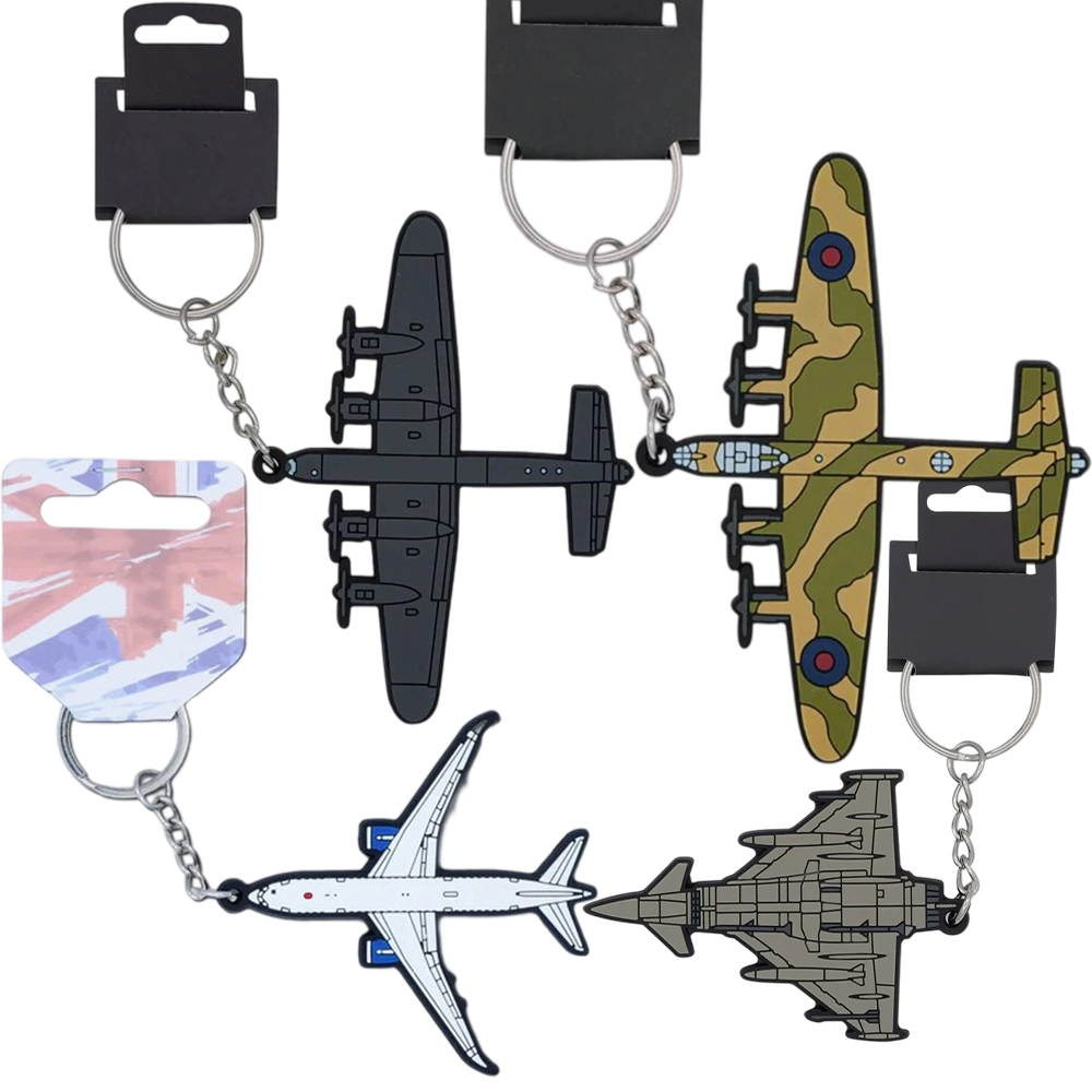 Personalized and Business Gift Aircraft Soft Keychain Custom logo 2/3d Pvc Brand Name Keyring Key Chain Rubber Cool Keychains
