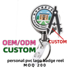 Souvenir Factory OEM PVC Personal Logo Custom Badge Reel for Company or School Retractable ID Name Card Holder