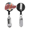 Nurses Custom Badge Reel Medical Retractable Heart Organ Pvc Badge Reel Clip Doctor Accessories Wholesale Id Card Holder for Work