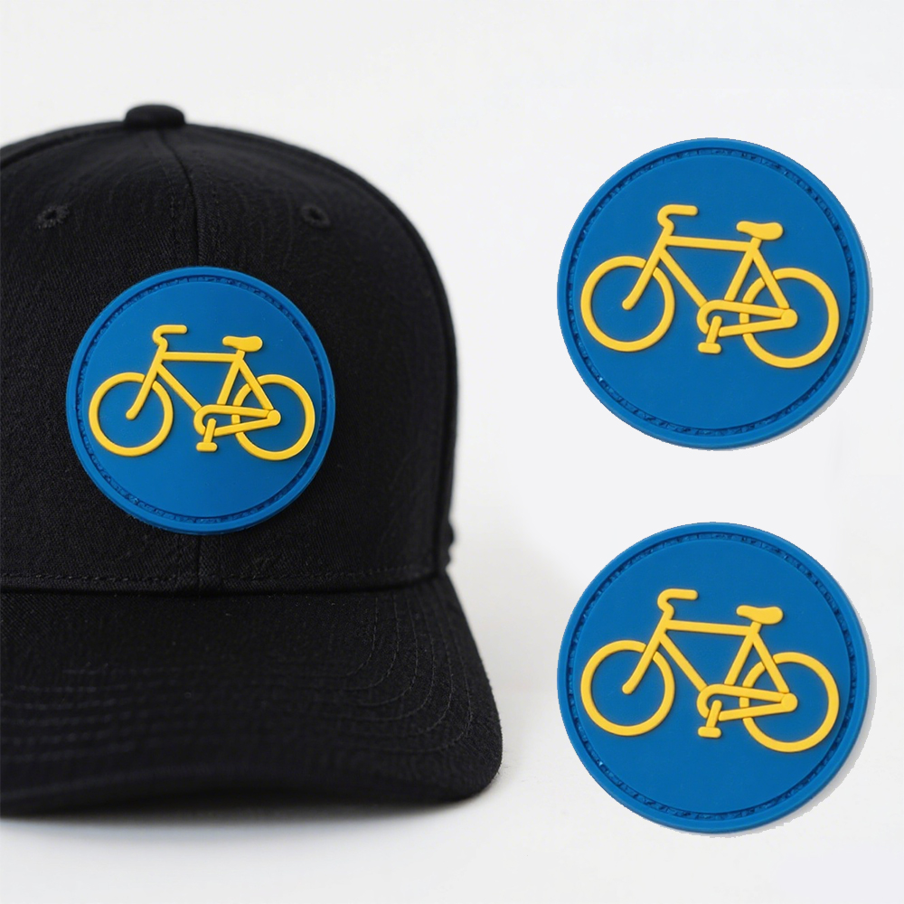 bike iron on hat patch