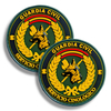 Customized Service Dog K9 Spain Velcroes Backed Patches Rubber Soft Sewing Pvc Patch