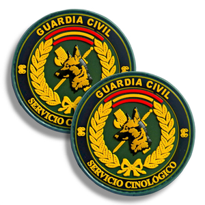 Customized Service Dog K9 Spain Velcroes Backed Patches Rubber Soft Sewing Pvc Patch