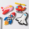 Wholesale Airplane Cute China Custom Made Rubber PVC 3D Creative Souvenir Food Fridge Magnet for Home Decor
