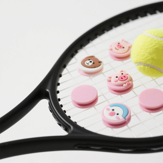 Promotional Custom Logo Silicone Tennis Racket String Vibration Dampener Custom Tennis Racket Dampener