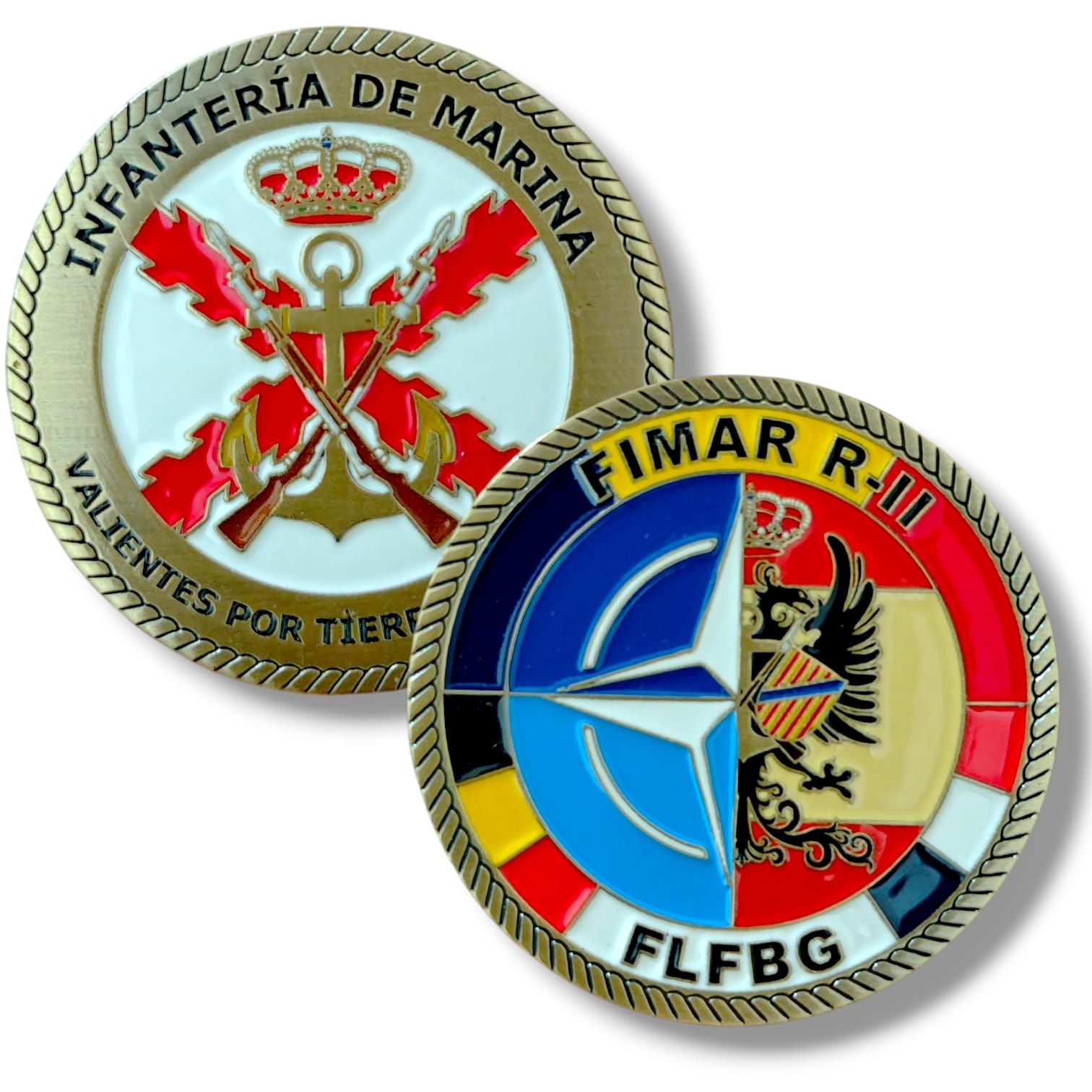Spanish challenge coin
