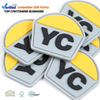 Eco-friendly Rubber Patches Factory Price Customized 3D Embossed Logo Silicone PVC Soft Badges for Garment