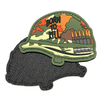 No Minimum Clothes Custom UK 3d Embossed Soft Pvc Silicone Rubber Logo Patches With Hook And Loop Backing