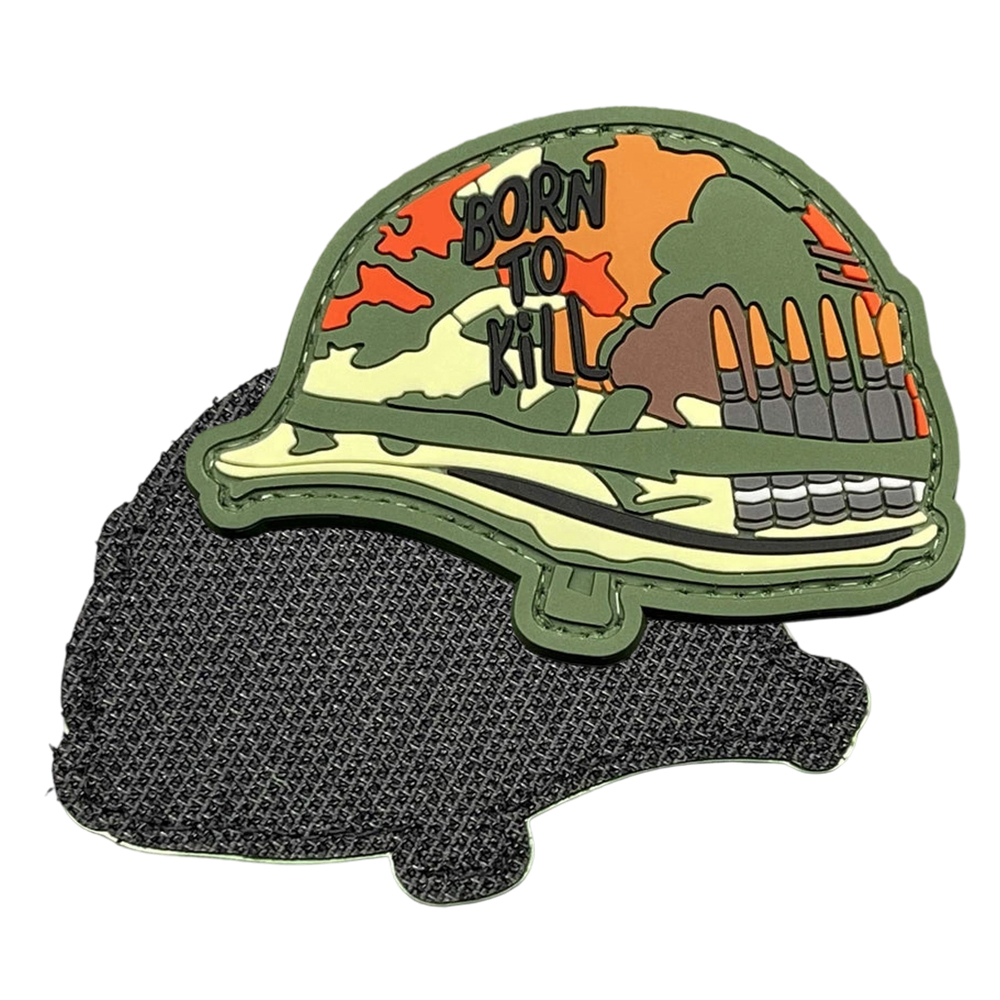 No Minimum Clothes Custom UK 3d Embossed Soft Pvc Silicone Rubber Logo Patches With Hook And Loop Backing