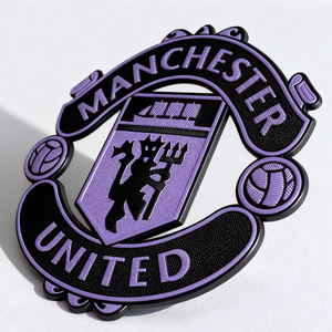 Heat Transfer Pvc Morale Patch United Football Club Custom 3D Multi-color Clothing Embossed logo Rubber Silicone Tpu Patch Clothing Brand Label
