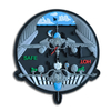 3D Aircraft PVC Rubber Badge Soft Label Patch for Hats Airsoft Sticks-Iron-on Hook Loop Soft PVC Patches Made of Canvas Plastic