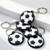 Personalized Soft PVC Anime Key Chain 3D Silicone Rubber PVC Football Keychain for Promotion Gift Key Chain