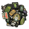 Silicone PVC Patches Hook and Loop Embossed Tactical Badges PVC Patches
