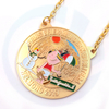 Carnival Metal Iron Chain Enamel Medal 