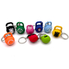 3D Mini Fitness Key Chain Customized Logo Gym Workout Keychains 3D Rubber PVC Sport Bottle Keychain