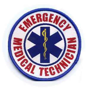 Emergency Medical Technician Star of Life Woven Badge Patch