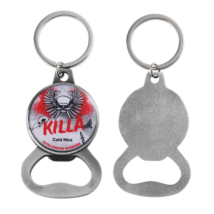 Resin Epoxy Bottle Opener Keychain