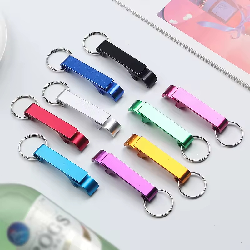 Hot Selling Customized Flashlight Wrench Bottle Opener Logo Greek Keychain