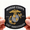 Custom United States Heritage Marine PVC Patch Factory Direct 3D Soft Rubber Emblem with Velcro Backing