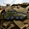 Custom Canada Light Armoured Vehicle PVC Patch – 3D Soft Rubber Tactical Morale Badge with Velcro Backing