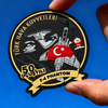 Custom Turkish Aviation Pilot PVC Patch 3D Rubber Hook Loop Badge