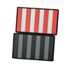 Rebellious Stripes Sons of Liberty Flag Rubber Patch Durable PVC Emblem for Backpacks Jackets and Outdoor Gear