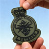 British Veterans PVC Emblem – Weatherproof Rubber Patch with Hook & Loop for Outdoor Packs and Apparel