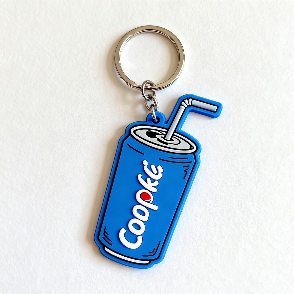 Custom Logo High Quality 3d Rubber Cartoon Coffee Milk Tea Cup Charms Soft Pvc Key Chain Personalized Key Ring Custom Keychain