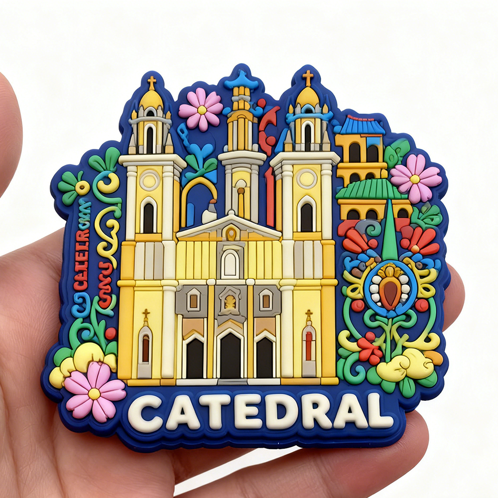 Soft PVC Fridge Magnet Cartoon Magnetic American Venezuelan Magnet Custom