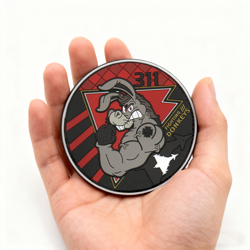 Custom German Aviation Unit PVC Patch 3D Soft Rubber Flying Wings Badge for Jackets Bags Uniforms and Collectors