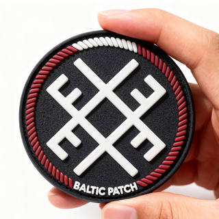 Custom Baltic PVC Patch 3D Soft Rubber Emblem for Jackets Bags Airsoft and Travel Collections