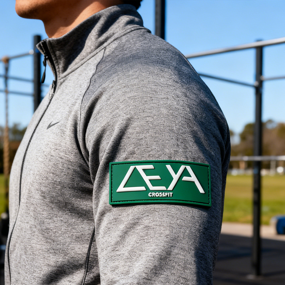 Premium Soft PVC Label for Sportswear and Yoga Apparel Custom Durable Logo Tags