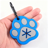 Free Sample Custom PVC Hands-Free Dog Poop Bag Holder Keychain Used Waste Bag Carrier Pet Poop Dispenser