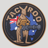 Custom Australian Federation Guard PVC Patch – 3D Rubber Emblem with Hook and Loop Backing
