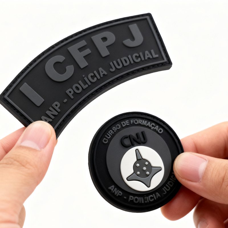 Brazil State Investigation Group PVC Badge Patch Collection Embossed Soft Rubber Kit Hook Fastener