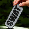 3D SWAT PVC Patch High-Detail Rubber Badge for Outdoor Gear Backpacks Jackets Hook-and-Loop Attachment