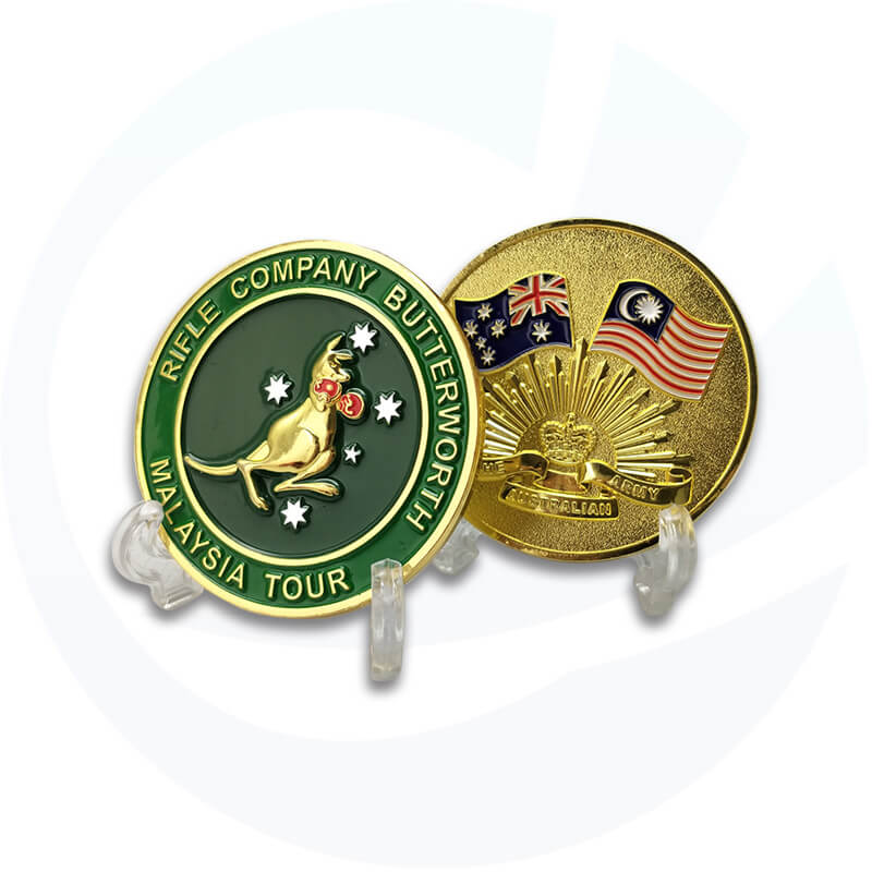 Double Metal Large Challenge Coin