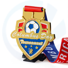 Factory Manufactures Metal 3d Soft Enamel Custom Sport Medals Football Soccer Basketball Gold Silver Award Medal