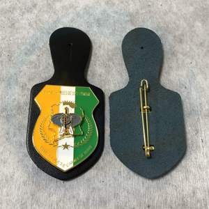 Hard Enamel Leather Mold Cap Emblem Custom Manufacturers Produce Metal Cap Emblem Epaulette Badges Die-cast Drop Oil Badges