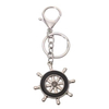 Sailboat Anchor Rudder Keychain 