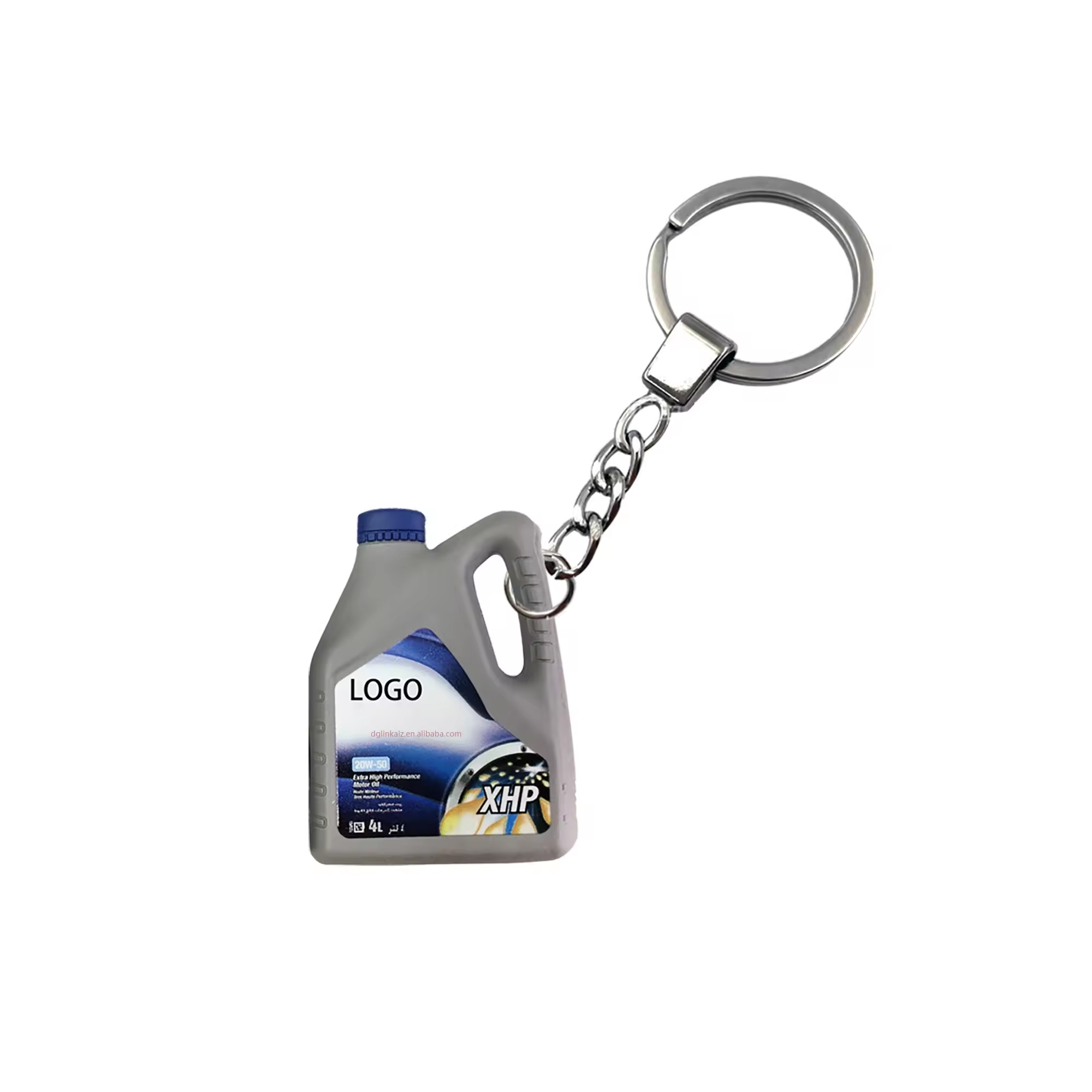 3D Oil Bottle Can Shape Key Chain 