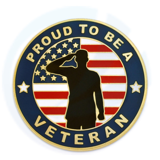 Made in the U.S.A. Veteran Pin