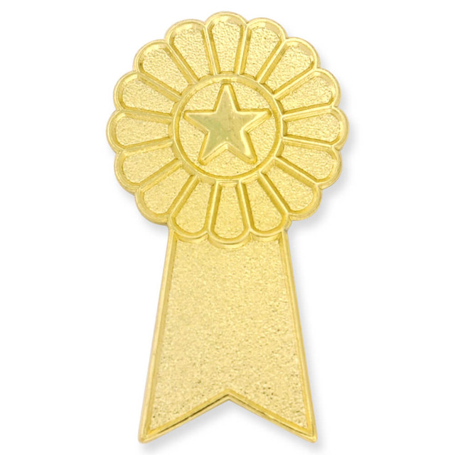 Gold Silver Bronze Award Ribbon Pin