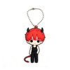 Pendants Rubber Kid Bags Keychain Doll Bottle Designer Character Kawaii Cute Flatback Customize Toys Merch Anime Key Pendant